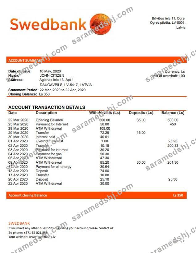 Latvia Swedbank